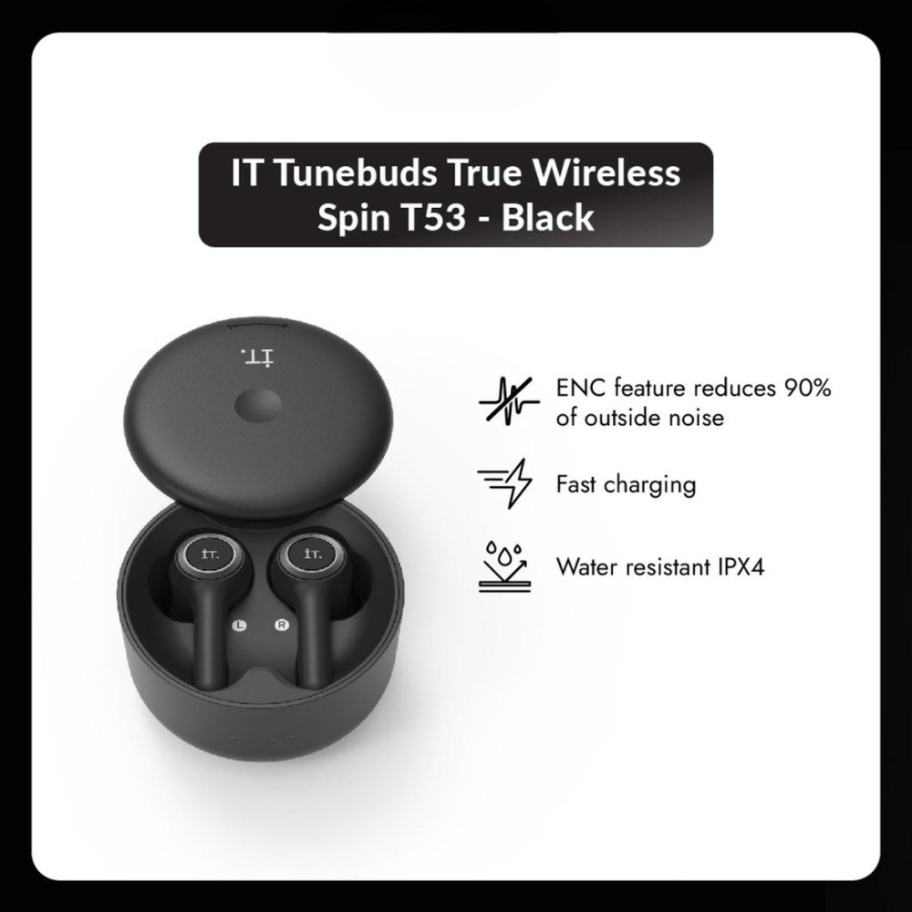 IT TUNEBUDS TRUE WIRELESS SPIN T53