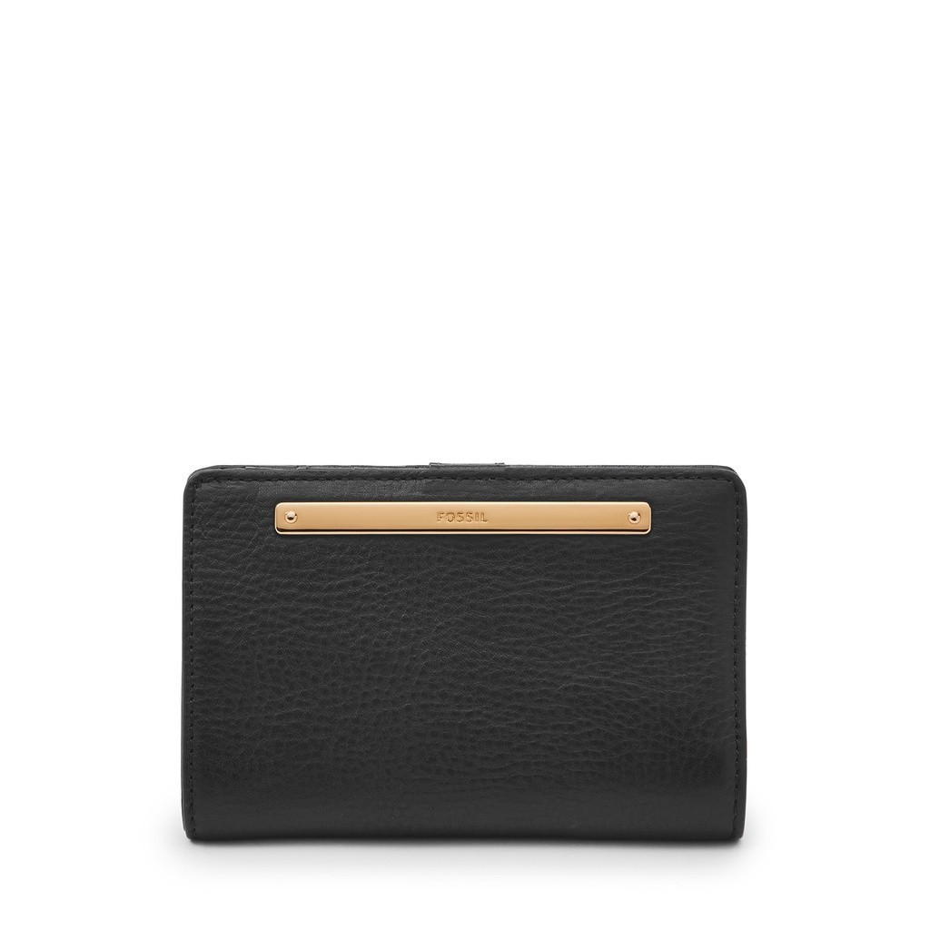 Fossil Liza Multifunction Black Leather Dompet Wanita - SL7986G-001