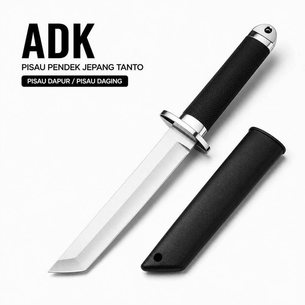 ADK - Pisau Pendek Jepang Tanto - Pisau Dapur / Pisau Daging