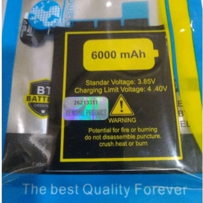 Battery Batre Baterai Oppo Reno 6 Pro 5G 7 5G 8 5G BLP855 Double Power 6000mah 2 IC Protector Batu H