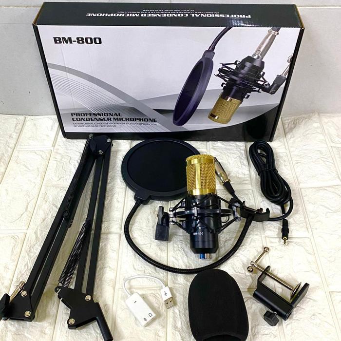 mic Podcast bm800 satu set