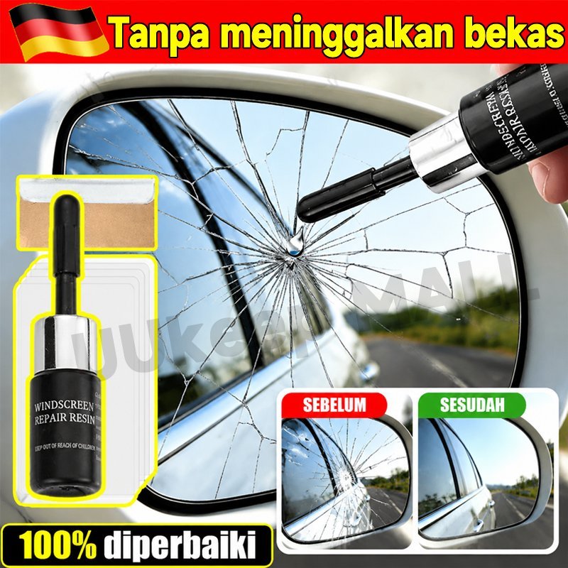 LYNNE.SHOP Lem Kaca Mobil Retak Tanpa Bekas lem kaca super kuat cairan kaca retak penghilang retak k
