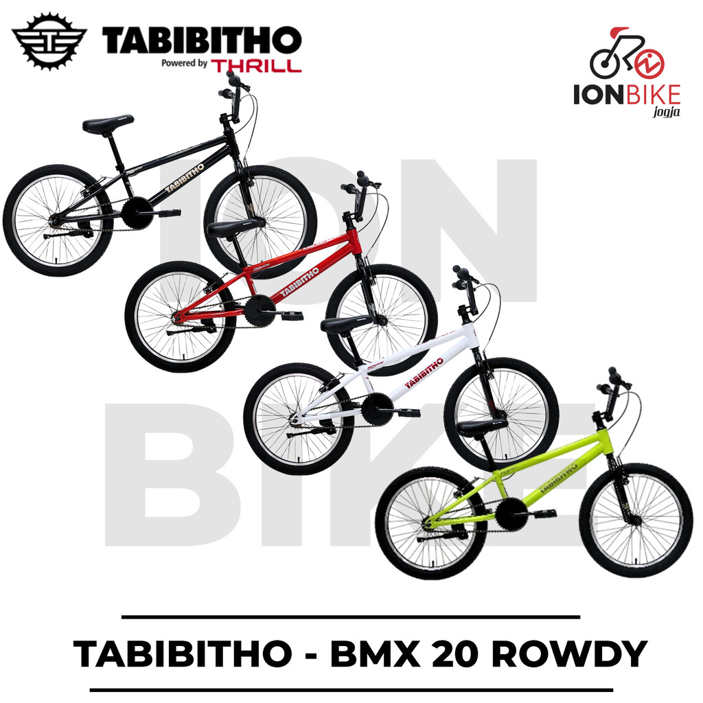 Sepeda BMX 20 Inch TABIBITHO ROWDY Street by THRILL - Frame Steel Ringan Terbaru Murah Rogue Jumper 