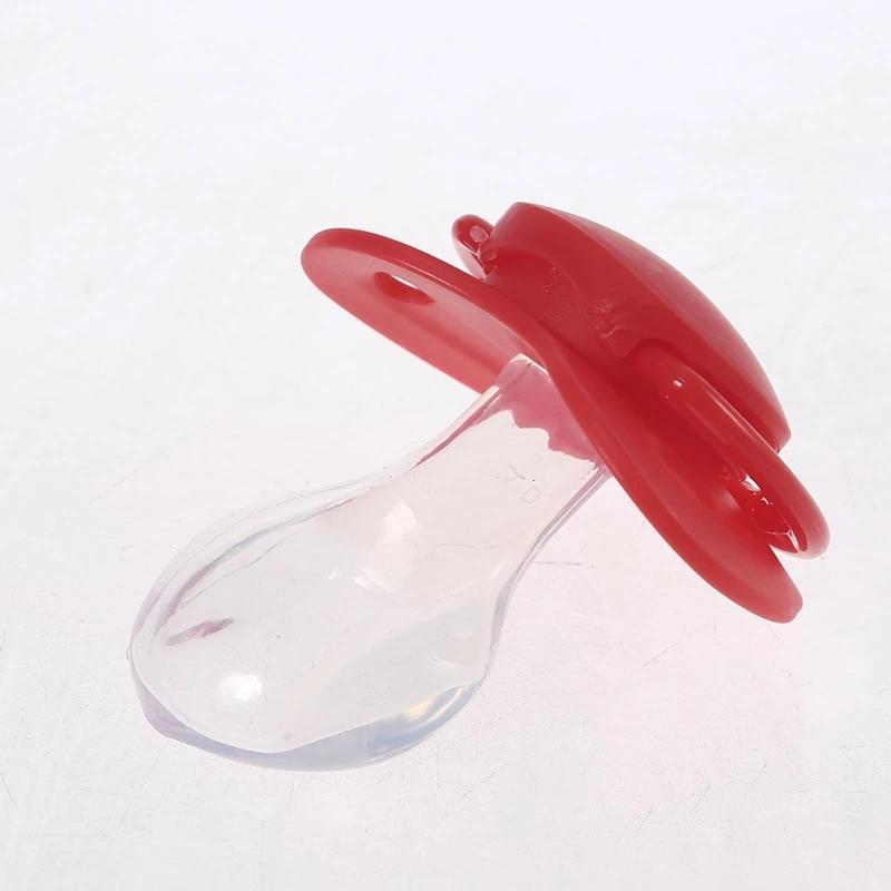 Grade Silicone Adult Pacifier Dummy Big Size Nipple Wide-bore Soft Safety Adult Teether Toys