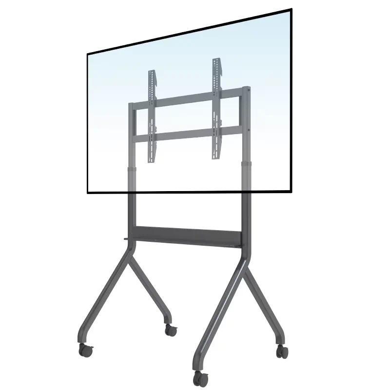 STLF NB P220 Custom Aluminum Alloy TV Bracket 75-90 Inches Adjustable Height Stand 360 Degree Modern