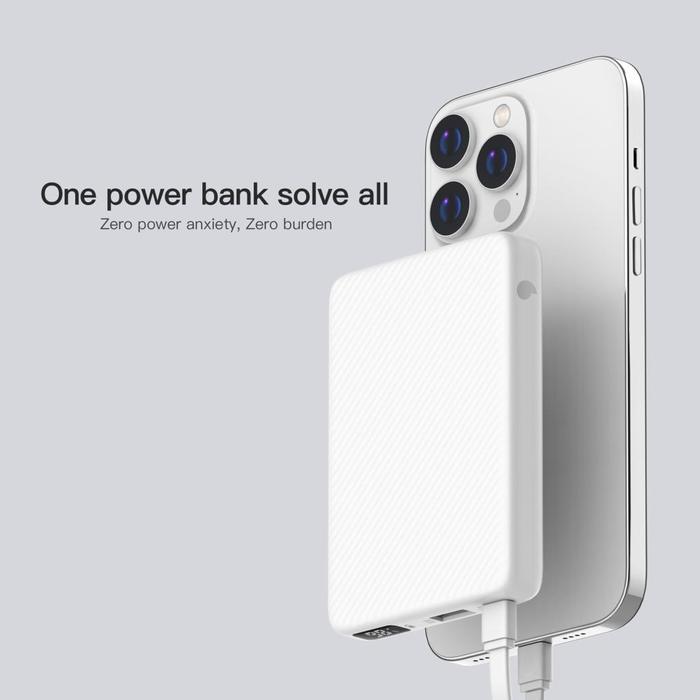 [Promo] KiiP E48 Power Bank Fast Charging 20W Quick Charge Type C PD - E48 Hitam terlaris