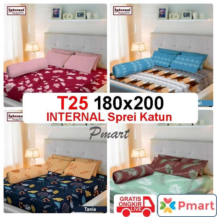 T25 SPREI INTERNAL 180x200 / SPREI INTERNAL KING Tinggi 25 / SPREI 180x200 TINGGI 25 cm