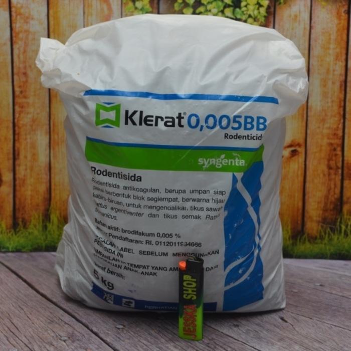LL Umpan Racun Tikus Siap Pakai Klerat 0,005BB 5kg Produksi Syngenta Bahan Aktif Brodifakum TERMURAH