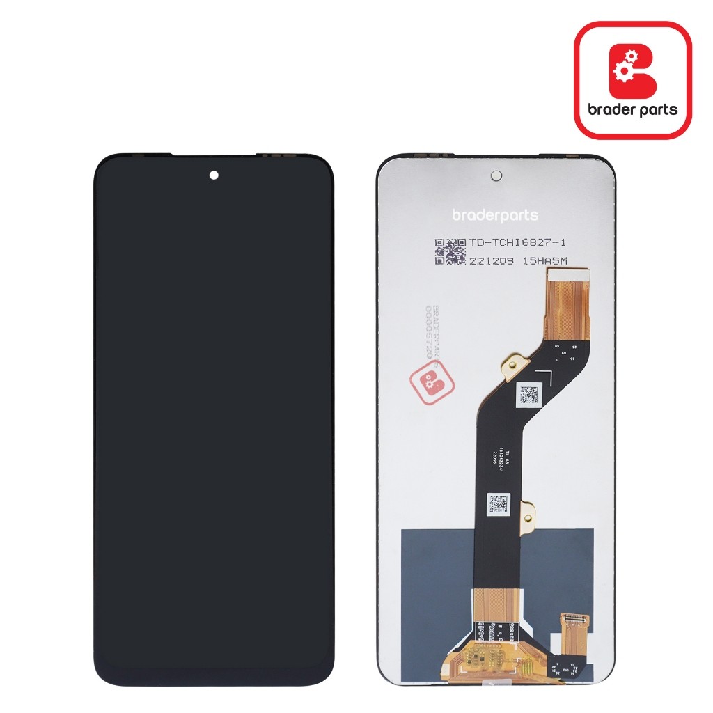 BraderParts LCD Touchscreen untuk Model Infi Hot 12 X6817 / Hot 12 Play X6816 / Hot 12 Play NFC X681