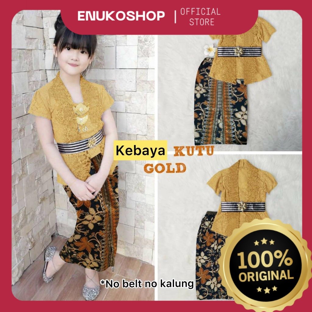 Kebaya Anak Perempuan Modern Set Kebaya Anak TK SD Setelan Kebaya Kutubaru Anak Cewek Baju Kebaya An