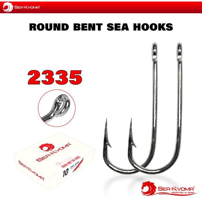 SeaRyoma 2335 Round Bend Sea Hook/Kail Searyoma 2335 - kail 2335 nomor 9