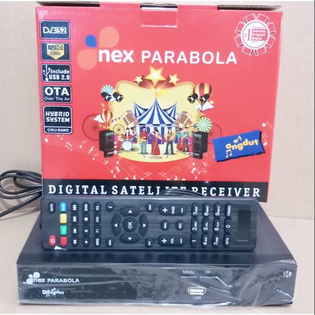 promo discon Receiver Nex Parabola hd Merah stb Mnc group