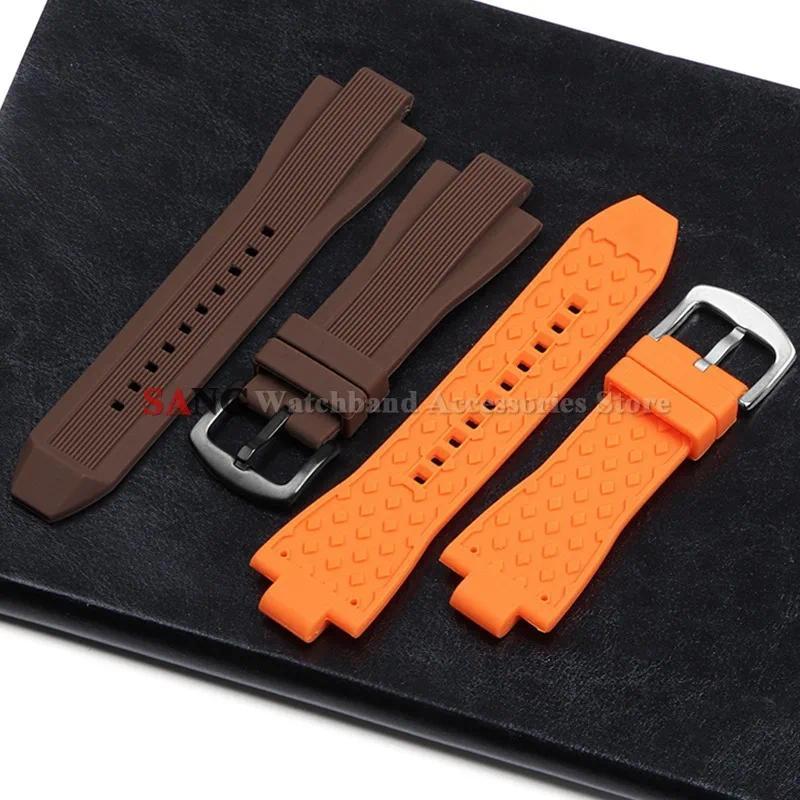 Silicone Strap SoftWatch Band for Michael Kors MK8184 MK8729 MK9020 MK8152 MK9020 MK9026 29mmx13mm B