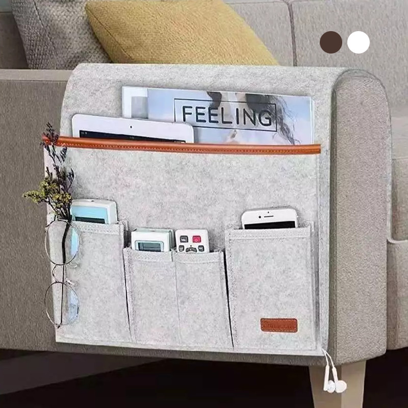 Kantong Remot Tas Gantung Remote Control Sofa Wadah Remot Tempat Penyimpanan Tv Ac Merasa