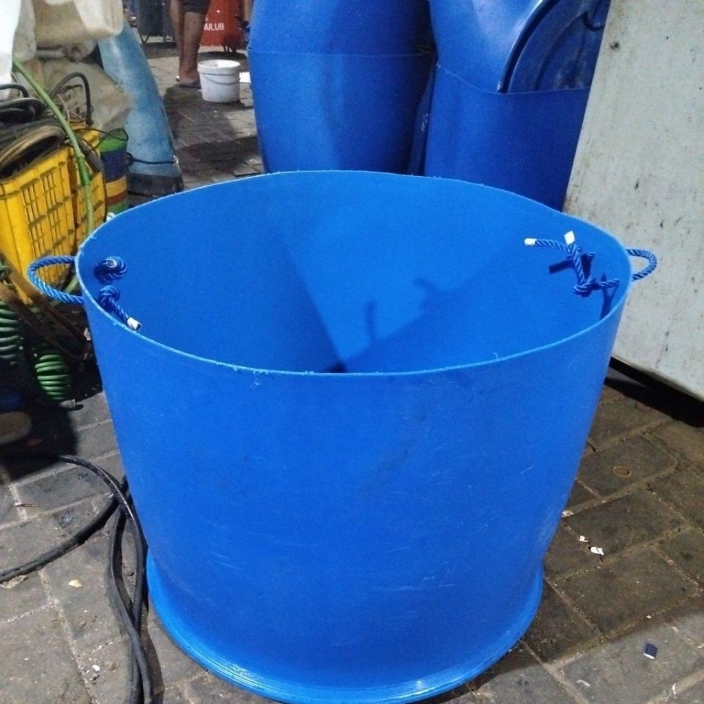 OMAHSETARA Drum plastik 100 liter belahan