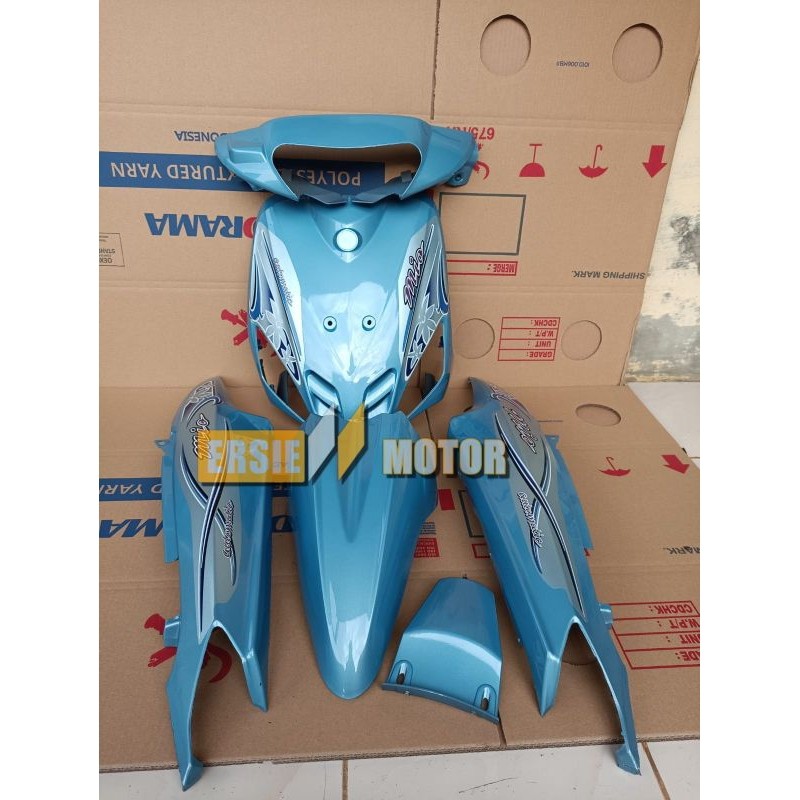Full Body Halus Mio Sporty/Mio Tua Biru Telor Asin Cove Body Mio Sporty Biru Telor Asin Terlaris