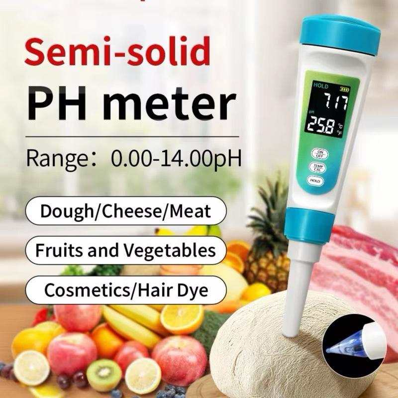 OJOY PH012  2in1 pH Meter Keasaman Untuk Makanan Adonan Keju Daging Buah Portable Digital pH Meter a