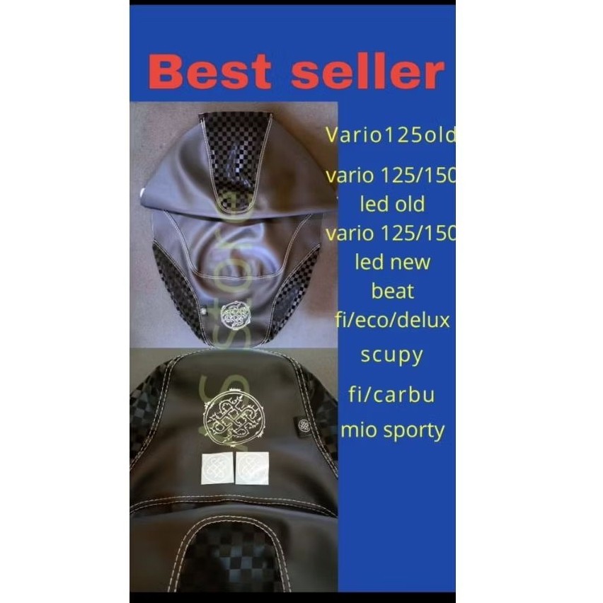 KULIT JOK MOTOR (ORIGINAL ARVI SIGNATURE X CARBON) VARIO,BEAT/jok arvi/kulit jok arvi ori/arvi ori/s