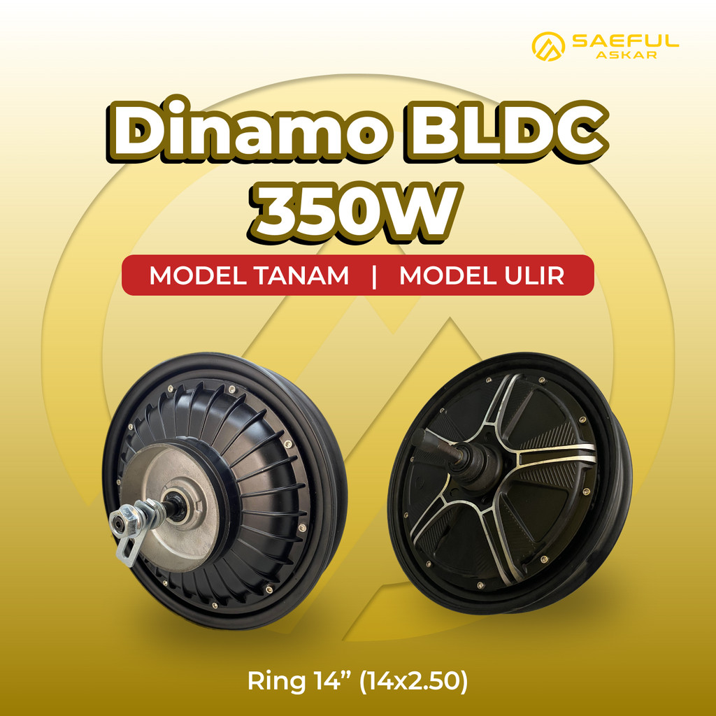 HUB MOTOR / DINAMO BLDC SEPEDA LISTRIK