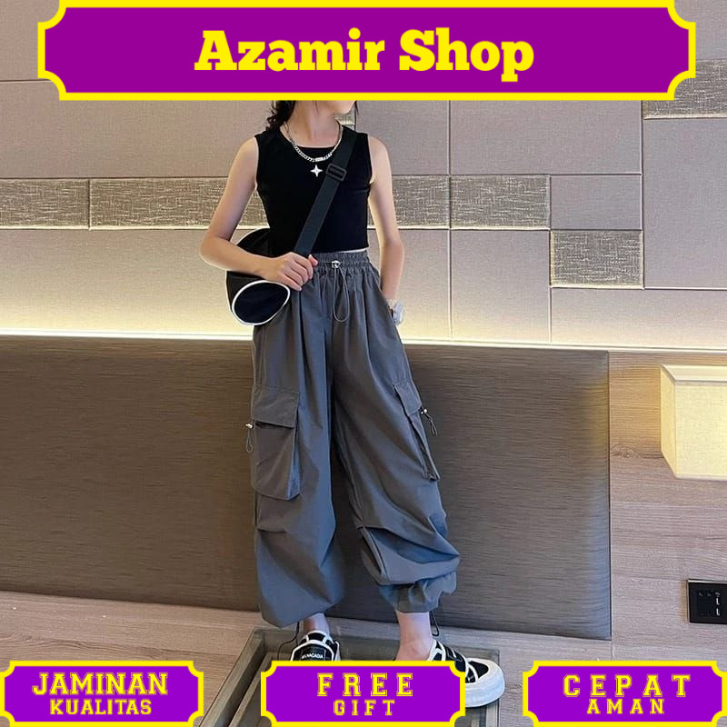 CELANA CARGO ANAK PEREMPUAN CARGO PANTS CELANA CARGO ANAK IMPORT PREMIUM