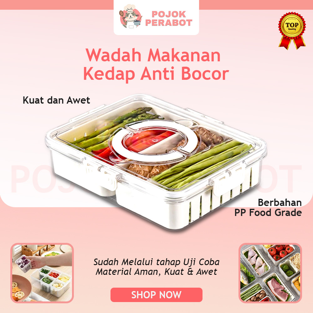 Food Container Kulkas Kotak Penyimpanan Kulkas Akrilik Kontainer Kulkas Tempat Penyimpanan Serbaguna