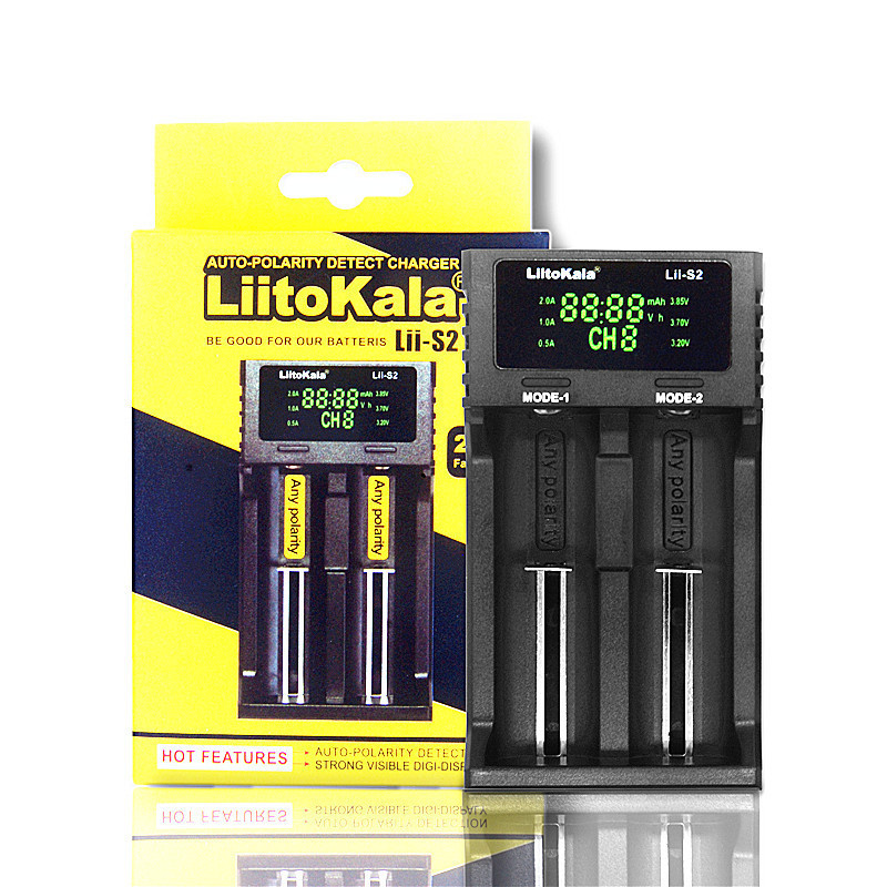 LiitoKala lii-M4 lii-PD2 lii-PD4 lii-S4 lii-S2 lii-500 lii-S8 LCD Battery arger For 21700 18650 2665