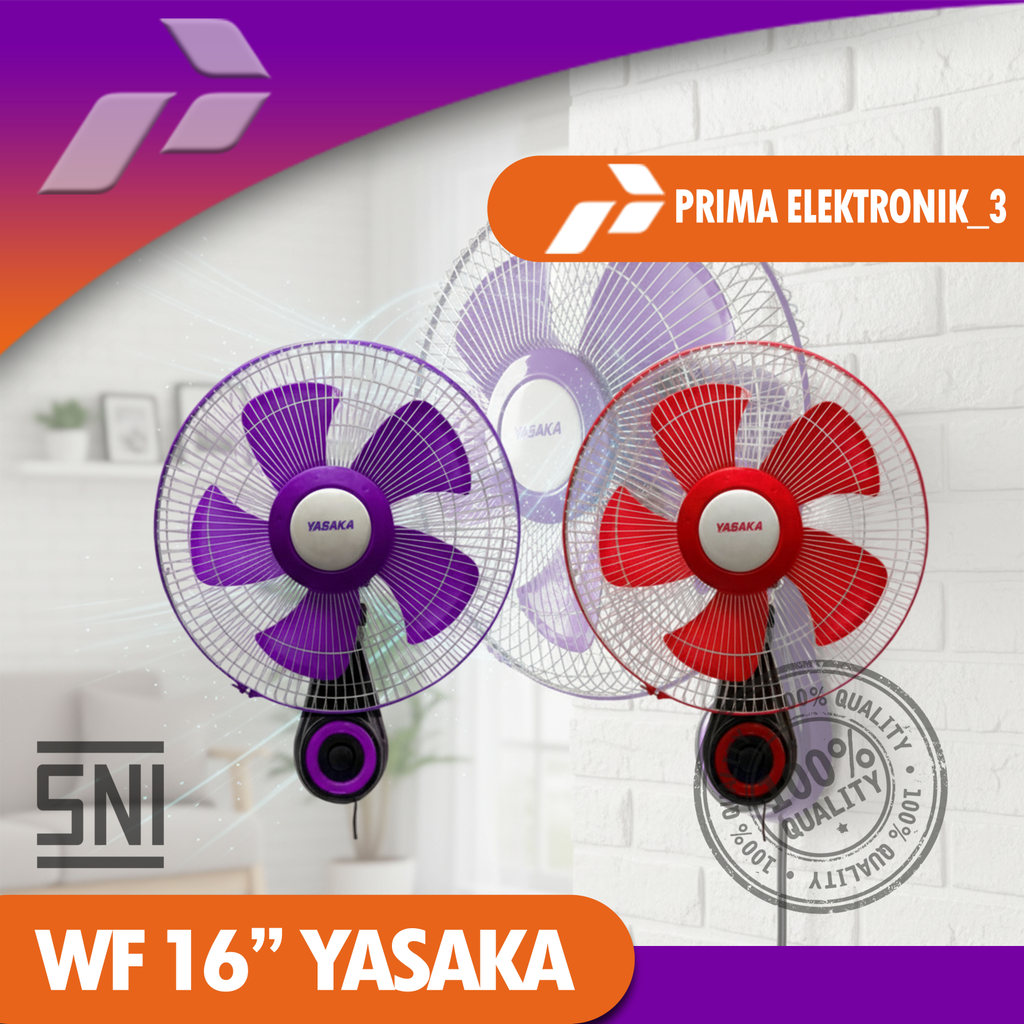 Kipas dinding yasaka 16 / wall fan yasaka / kipas murah / kipas berkualitas PE 3