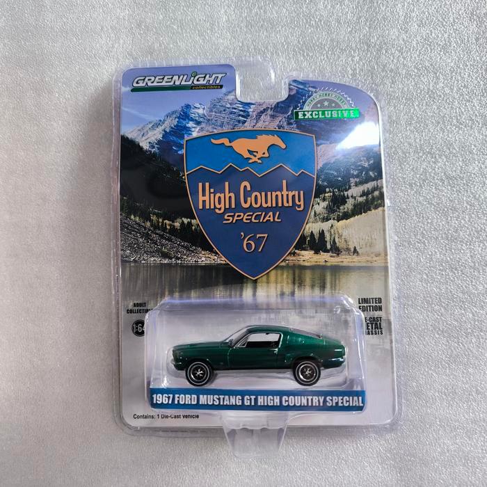 GREENLIGHT 1967 FORD MUSTANG GT HIGH COUNTRY SPECIAL TIMBERLINE GREEN BEST