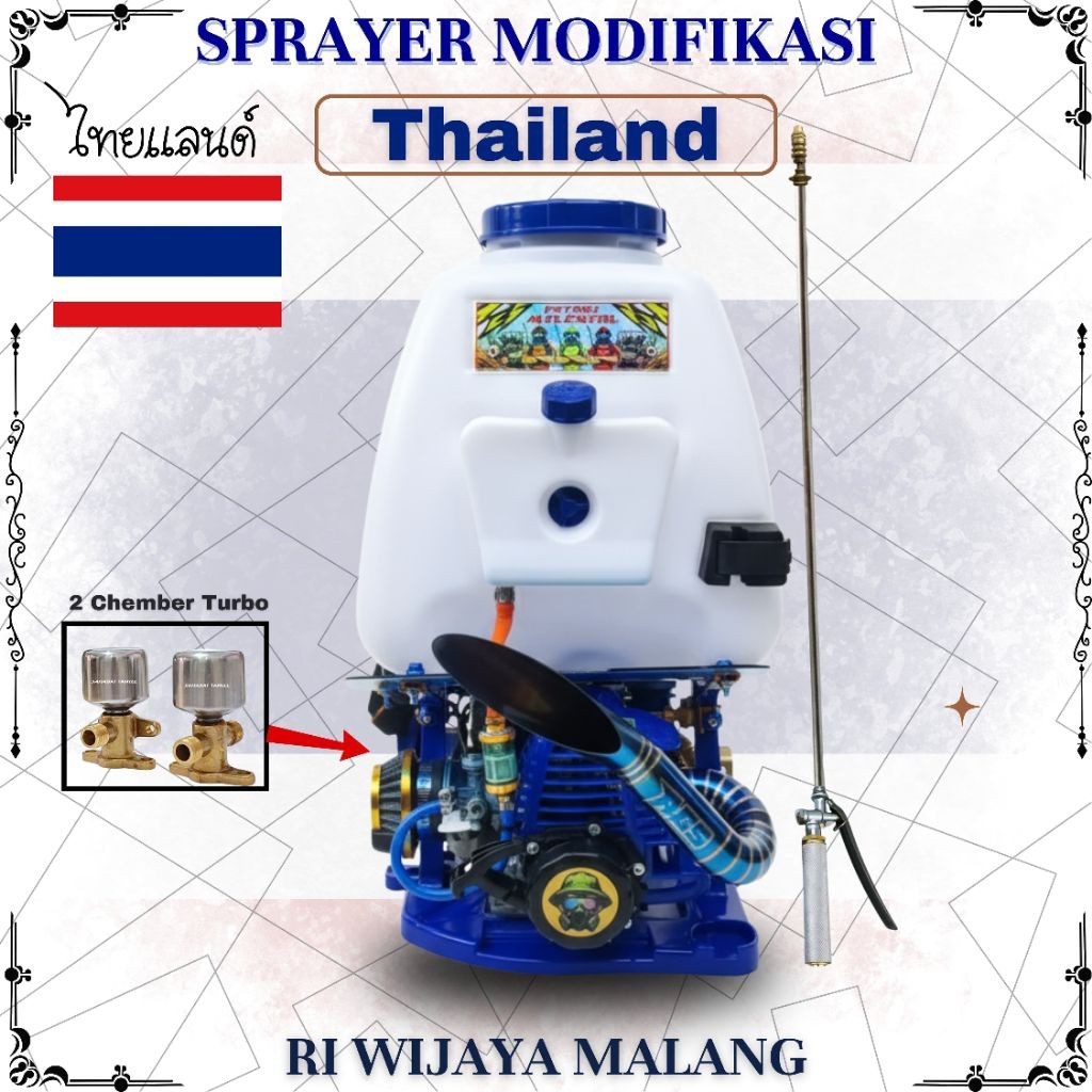 Sprayer Modifikasi Thailand / Sprayer Thailand / Mesin Semprot TU25 / Mesin Semprot 2 Tak / Tangki S