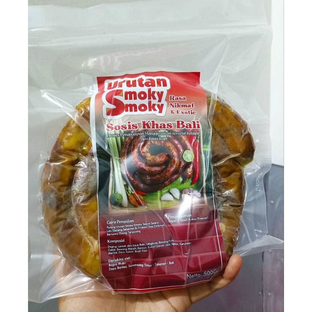 Urutan Asap Smoky Bali Daging Babi Usus