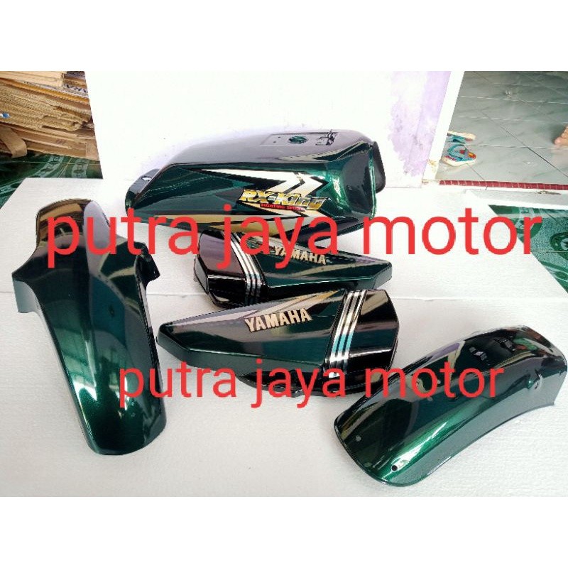 bodi fullset RX king tahun 2002 warna hijau botol pnp RX spesial