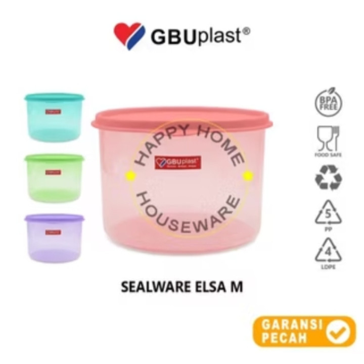 GBUplast Sealware Elsa Round/Toples Kedap Udara Serbaguna Bulat Size M 2,1L