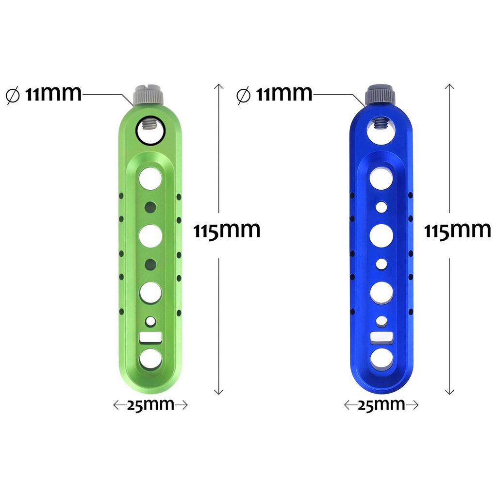 Fly Tying Tools Caddy CNC Machined Aluminum Tool Bar for Fly Tying