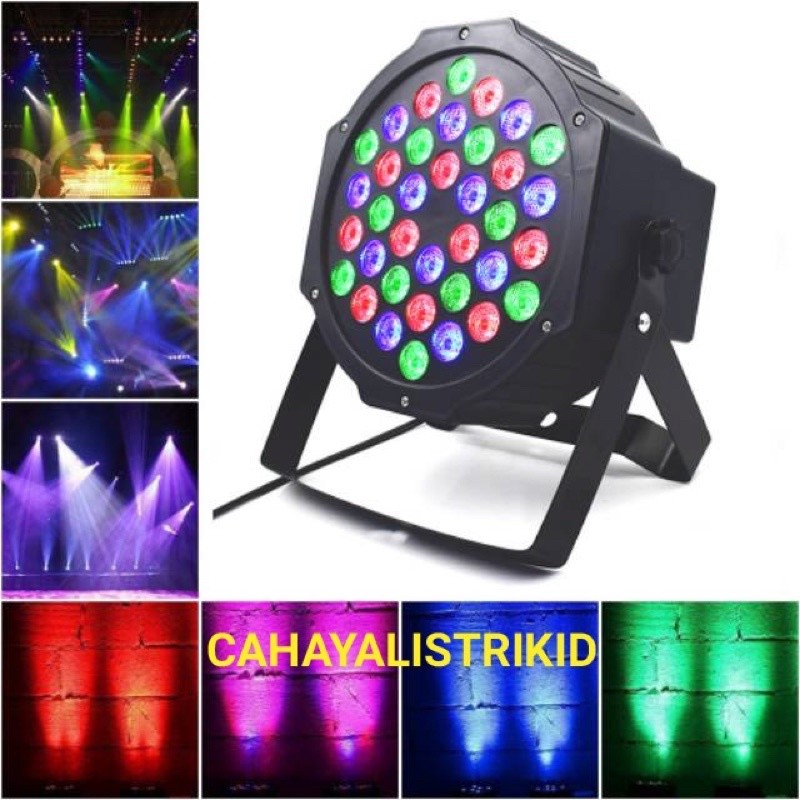 LAMPU DISCO SOROT PANGGUNG PAR LED 36 LAMPU