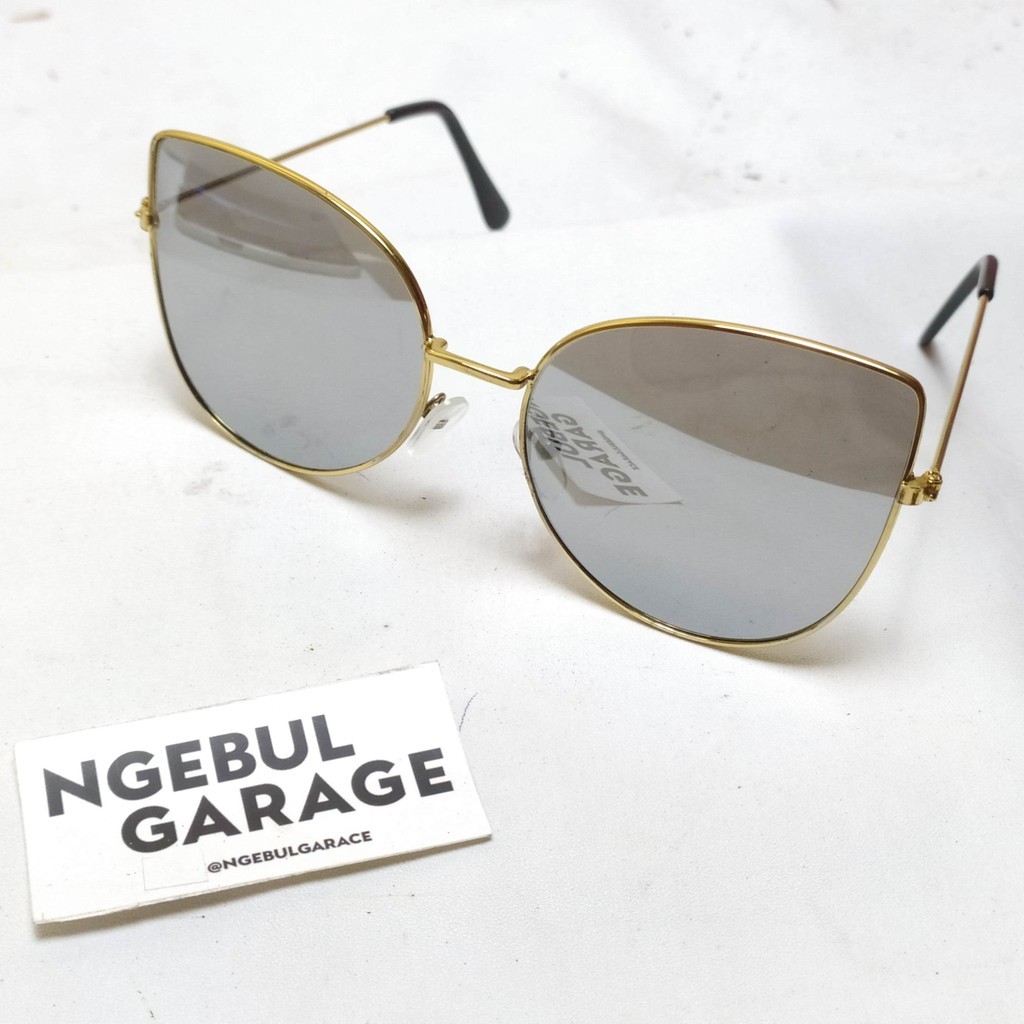 Kacamata Dewasa Premium Frame TITANIUM GOLD Kaca HITAM TRANSPARAN