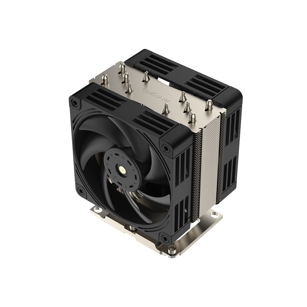 Sever CPU Cooler for LGA 3647 Narrow Type 4U Radiator 5 Heat Pipes 300W Heat Sink Double Side Blow C