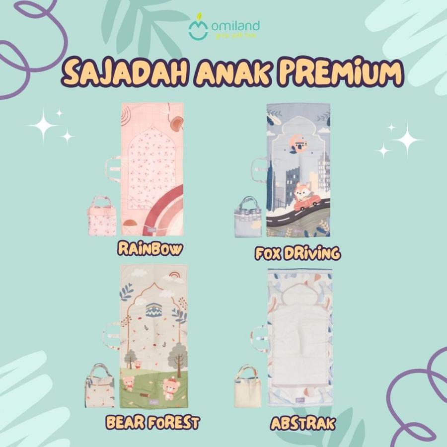omiland sajadah anak premium empuk lucu alas shalat