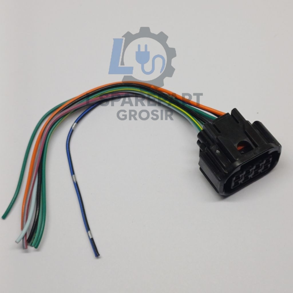 SOKET KABEL HEADLAMP LAMPU DEPAN 8 PIN ORIGINAL BRIO RS MOBILIO RS DLL