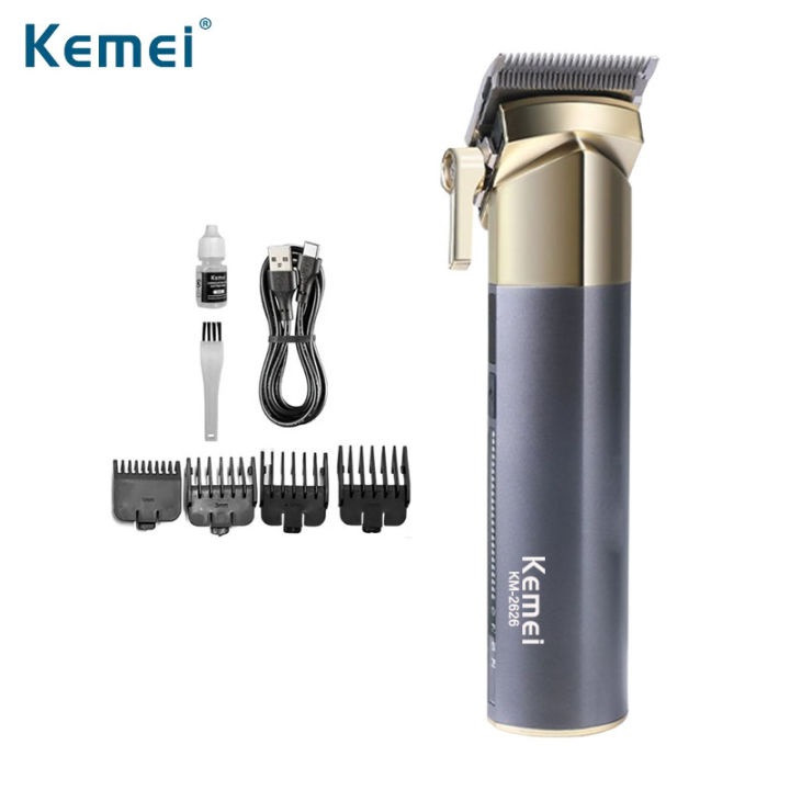 Mesin Cukur Rambut Pria Kemei KM 2626 Alat Cukur Rambut Elektrik Kemei ORIGINAL