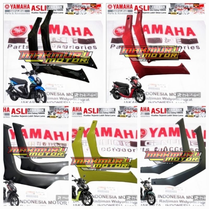MOLE SIDE 1 2 COVER DEK BAWAH KANAN  KIRI X RIDE125 ORI YGP