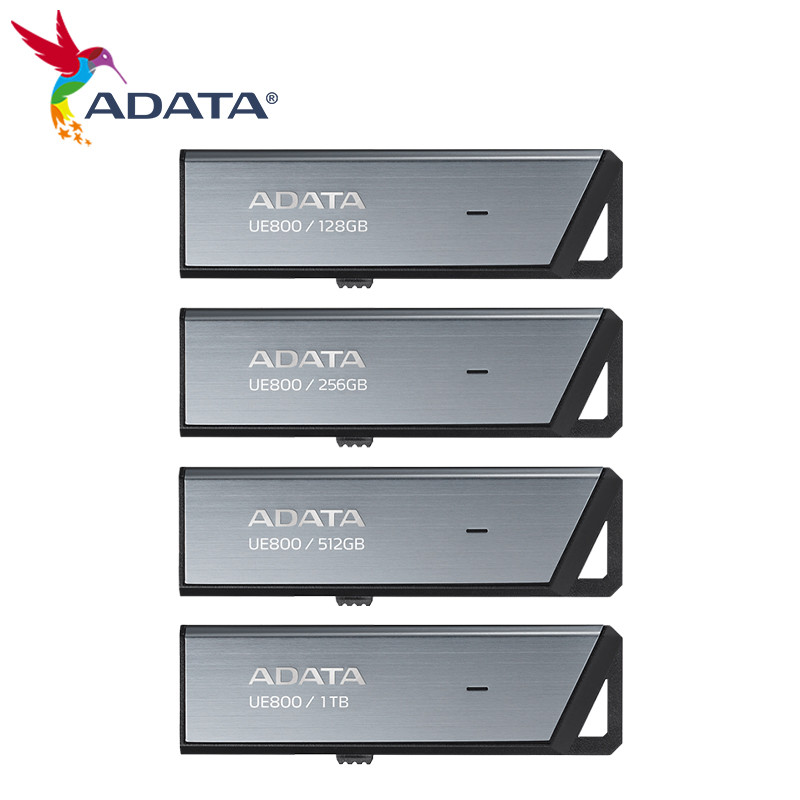 Original ADATA ELITE UE800 Flash Disk USB3.2 Gen 2 Type-C Reed Speed up to1000mb/s Metal Pendrive hi
