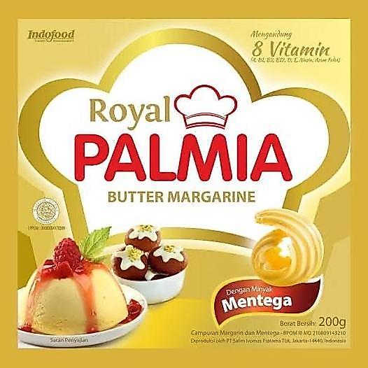 Leite - Royal Palmia 200 Gr / Margarine Royal Palmia / Mentega Palmia