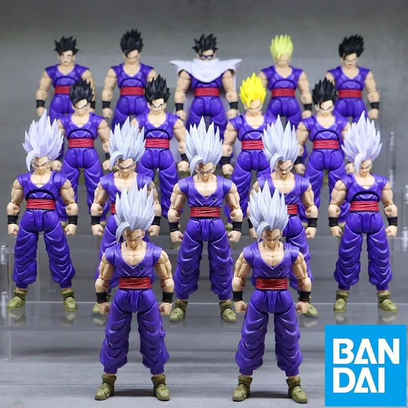 In Stock BANDAI Original S.H.Figuarts DRAGON BALL SON GOKU SON GOHAN BEAST GAMMA SHF Action Figure M