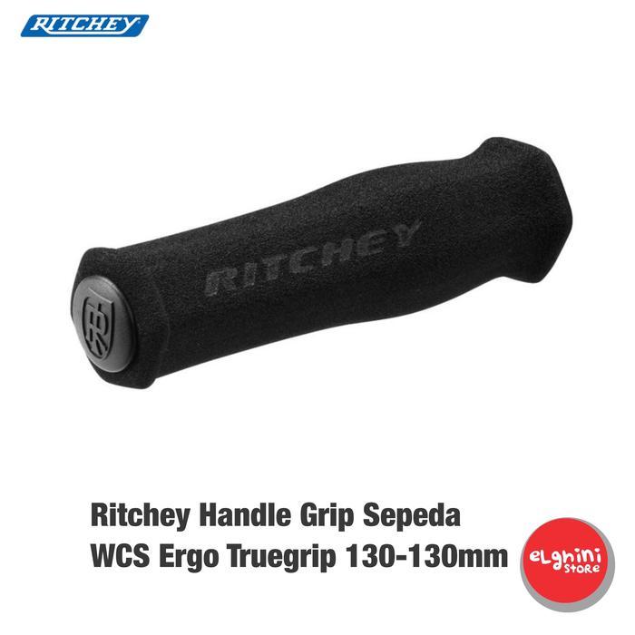 Ritchey Handle Grip Sepeda WCS Ergo Truegrip 130-130mm