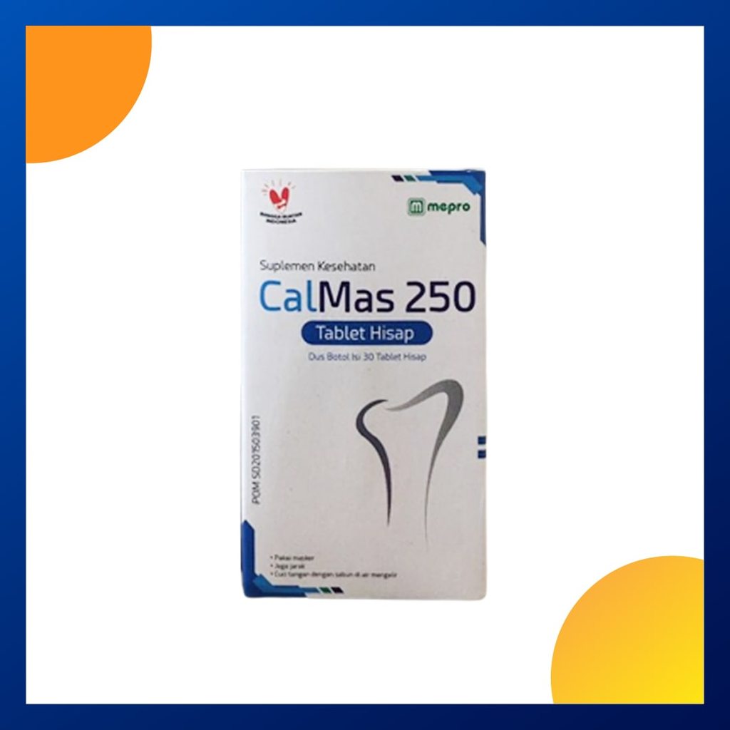 Calmas 250 Mg Botol 30 Tablet