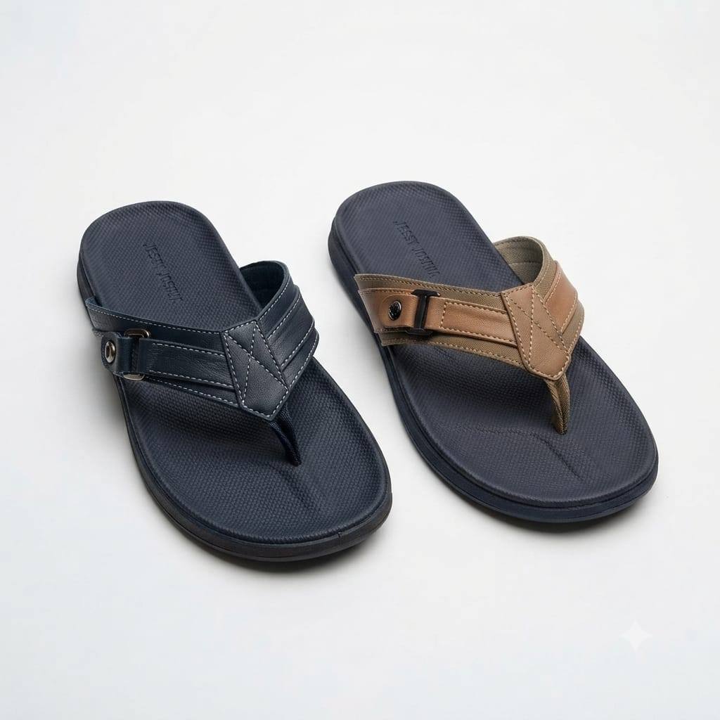 JEDDI JOHN [DAKKAR 101] Sandal Jepit Pria Kasual Gesper