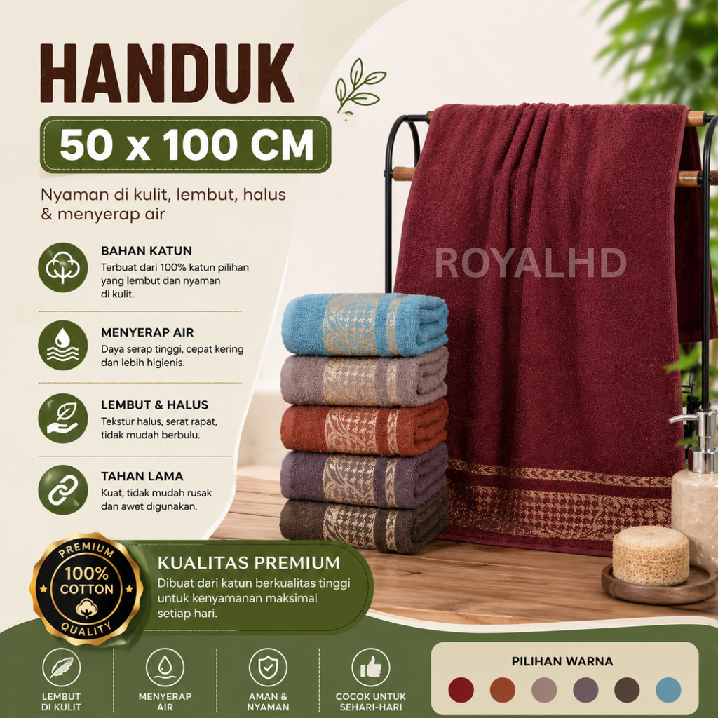 HANDUK 50 X100 / HANDUK MANDI KATUN / HANDUK MICROFIBER / HANDUK OLAHRAGA / SOUVENIR HADIAH HAMPERS
