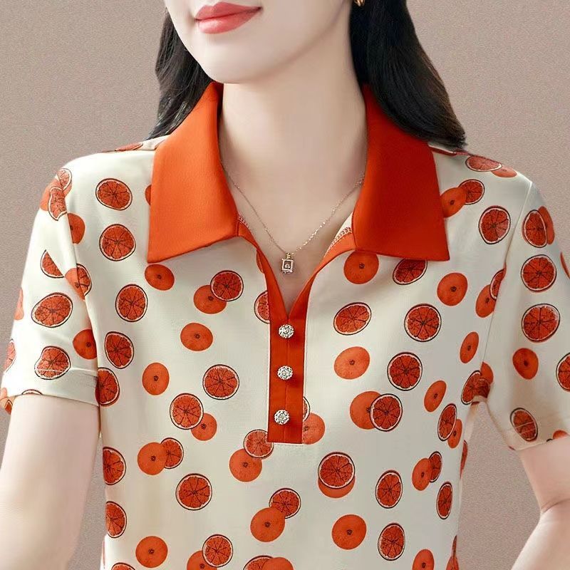 Kaos Wanita POLO lengan pendek