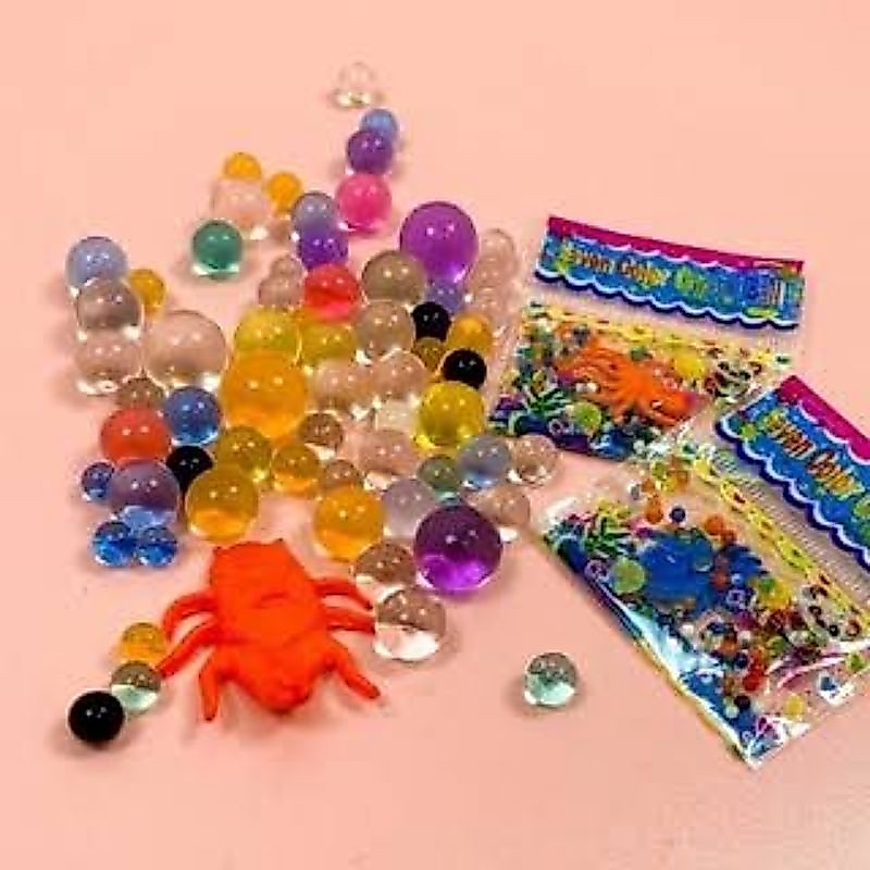 GROSIR Mutiara rendaman isi 20 pc  mainan water beads hydrogel crystal ball waterbeads