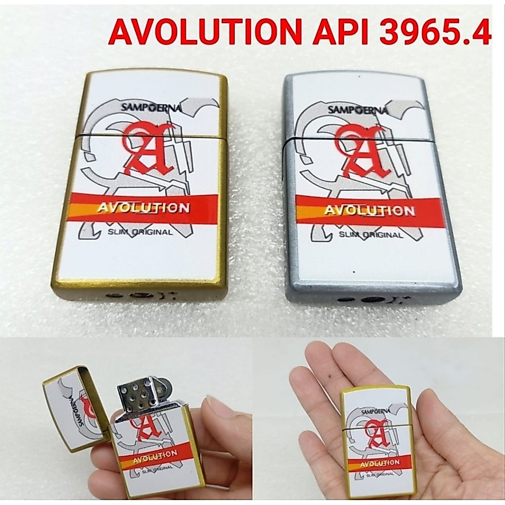 Korek Api Avolution 3965.4 Motif Sampoerna Avolution Ikonik | Desain Unik & Bisa Isi Ulang BISA COD